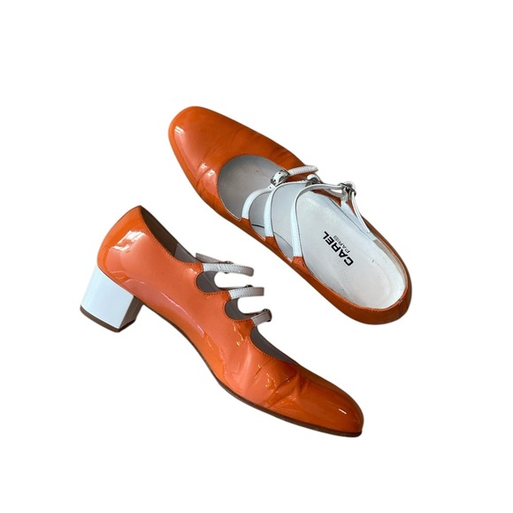 Carel Shoes - Carel Kina Orange and White sz40